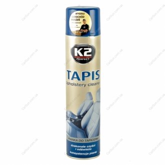 Средство для чистки тканей Tapis 600мл аэрозоль K2 061 (фото 1)