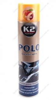Поліроль торпедо POLO COCKPIT персик 600мл - K2 K406BR (фото 1)