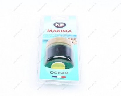 Гелевий ароматизатор (освіжувач) повітря "океан" / VINCI MAXIMA OCEAN 50ML K2 V603 (фото 1)