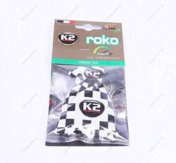 Автомобільний ароматизатор (освіжувач) повітря "зелений чай" / VINCI ROKO RACE GREEN TEA 25G K2 V822R (фото 1)