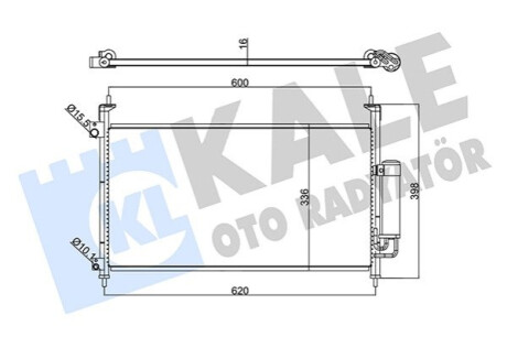 Радіатор кондиционера Honda Civic VIII Condenser Kale-oto-radyato 342965