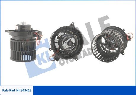 Електровентилятор опалення Fiesta (01-), Fusion (02-), MAZDA 2 (03-) МКПП/АКПП Kale-oto-radyato 343415