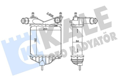 Інтеркулер Idea,Punto 1.03-,Lancia Kale-oto-radyato 344890