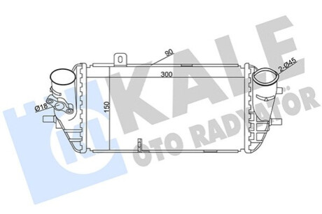 Інтеркулер Elantra,i20/30,Ceed,Rio III,Soul 1.1/1.6CRDi Kale-oto-radyato 344950