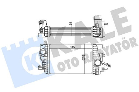 Интеркулер Meriva B 1.6/1.7CDTI 10- Kale-oto-radyato 345065