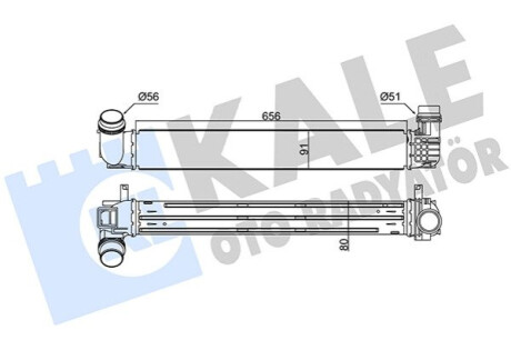 Интеркулер Renault Megane III, Megane Cc, Scenic Iii, Grand Scenic III Kale-oto-radyato 345110