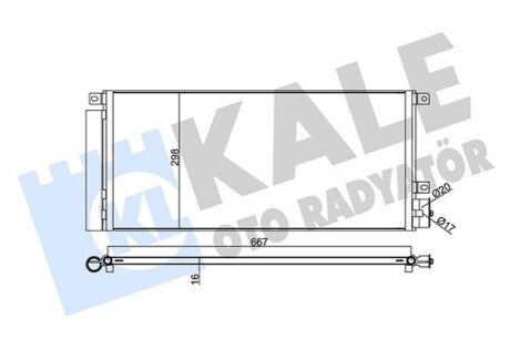 Автозапчасть Kale-oto-radyato 345280