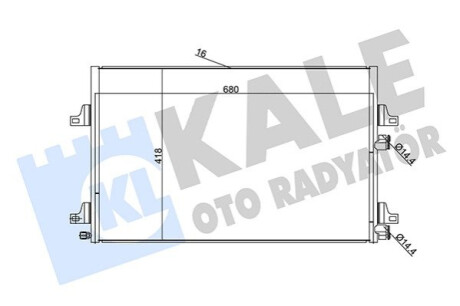 Автозапчастина Kale-oto-radyato 345290