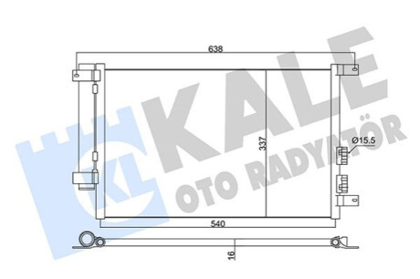 Автозапчасть Kale-oto-radyato 345365