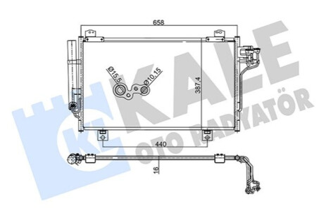 Радиатор кондиционера Mazda 3, 6 KALE OTO RADYATOR Kale-oto-radyato 345505