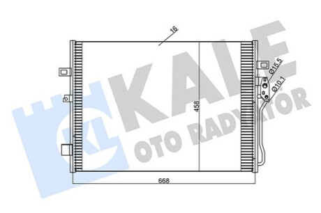 Автозапчасть Kale-oto-radyato 345680