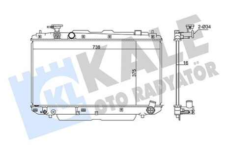 Автозапчастина Kale-oto-radyato 346215