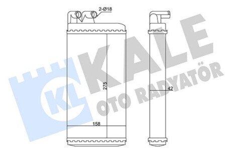 Автозапчастина Kale-oto-radyato 346240