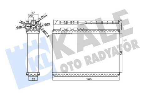 Автозапчасть Kale-oto-radyato 346270