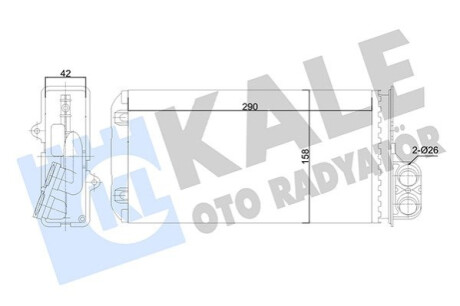 Радіатор опалення 607 00- Kale-oto-radyato 346510