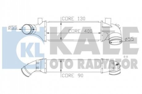 FORD Интеркулер Transit 2.0DI/TDCi 00- Kale-oto-radyato 346600 (фото 1)
