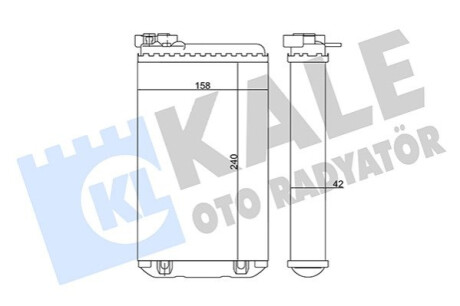 Автозапчастина Kale-oto-radyato 346670