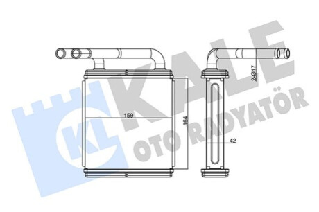 Автозапчастина Kale-oto-radyato 346835