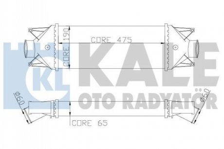 KALE FIAT Интеркулер Daily III,IV 2.3/3.0d 06- Kale-oto-radyato 347200