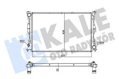 Автозапчасть Kale-oto-radyato 347530