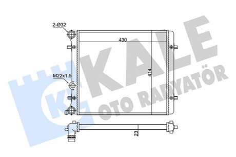 Автозапчастина Kale-oto-radyato 348255