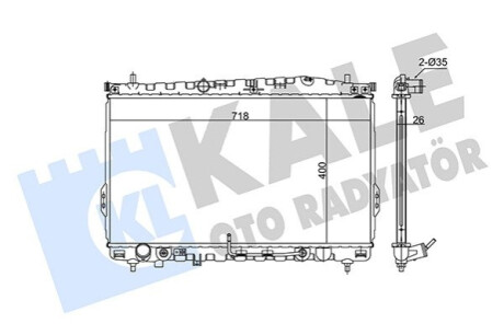 Автозапчастина Kale-oto-radyato 348340