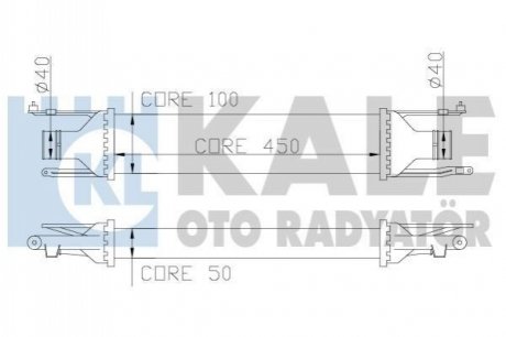 Интеркулер Opel Corsa D OTO RADYATOR Kale-oto-radyato 348400 (фото 1)