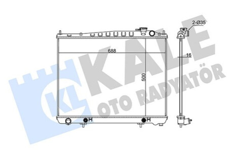 Автозапчастина Kale-oto-radyato 348410