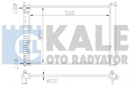 Автозапчастина Kale-oto-radyato 349500
