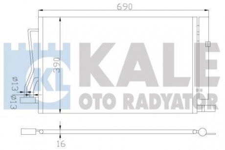 Автозапчасть Kale-oto-radyato 349600
