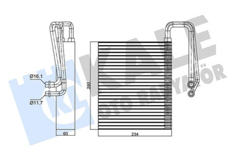 Випарник Signum, Vectra C, Fiat, Saab, CADILLAC Kale-oto-radyato 350040