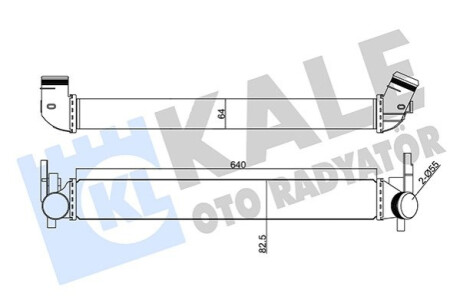 Интеркулер Audi A1 - Seat Ibiza IV, Ibiza Iv St, Toledo IV - Skoda Fabia II Kale-oto-radyato 350870