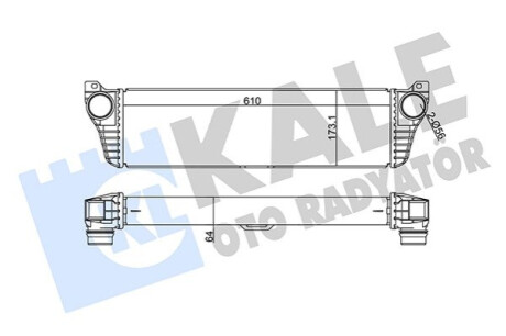 KALE DB Интеркулер Vito 2.2CDI 10- Kale-oto-radyato 350905