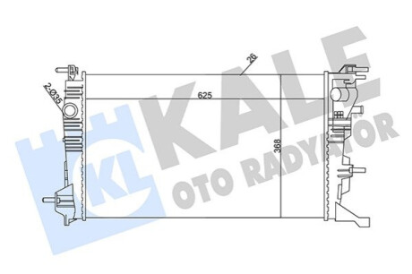 Автозапчасть Kale-oto-radyato 351030