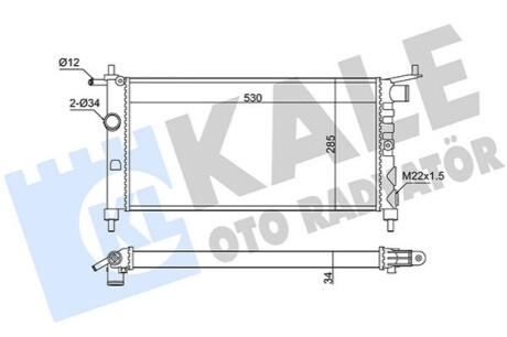 Автозапчастина Kale-oto-radyato 351235