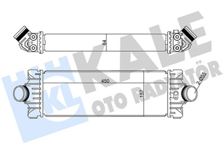 Интеркулер Ford Transit, Transit Custom KALE OTO RADYATOR Kale-oto-radyato 351285