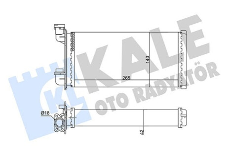 Автозапчастина Kale-oto-radyato 352040