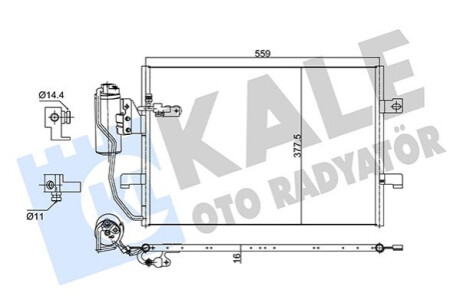 Автозапчастина Kale-oto-radyato 353050