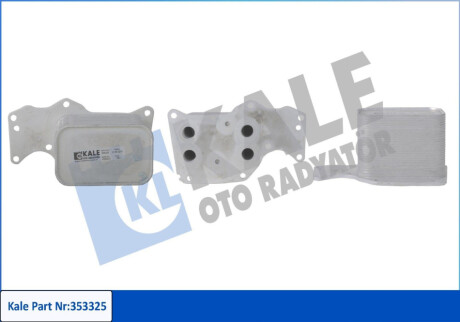 KALE BMW Масляный радиатор 1 F20,2,3 F30,4,5 F10,X3 F25/G01,X4,X5 F15 2.0d Kale-oto-radyato 353325