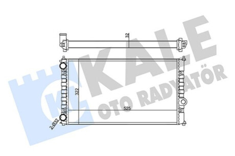 Автозапчасть Kale-oto-radyato 355590