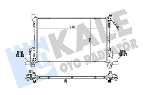 Радіатор охолодження KALE OTO RADYATOR Kale-oto-radyato 355630