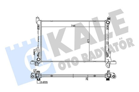 Автозапчастина Kale-oto-radyato 355635