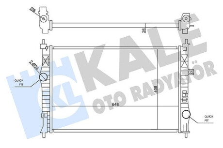 Автозапчастина Kale-oto-radyato 355640