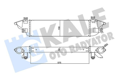 Интеркулер Mitsubishi L200, Triton Intercooler KALE OTO RADYATOR Kale-oto-radyato 355670