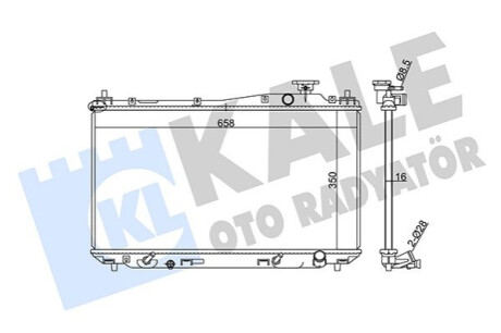 Автозапчасть Kale-oto-radyato 356900