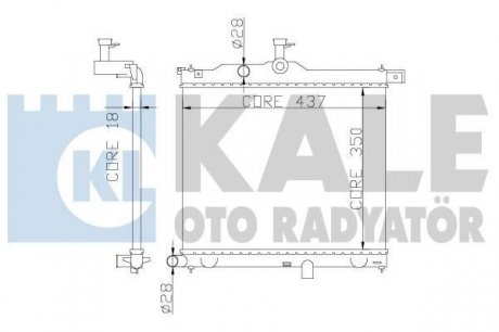 Автозапчастина Kale-oto-radyato 358300 (фото 1)
