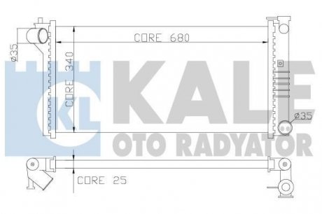 Автозапчасть Kale-oto-radyato 359600 (фото 1)
