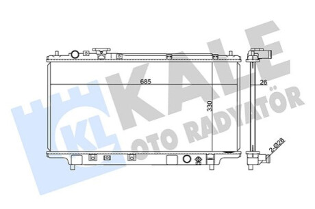 Автозапчасть Kale-oto-radyato 359800