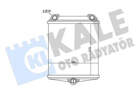 Радіатор пічки MB E-class (W124) 93-95 Kale-oto-radyato 360195