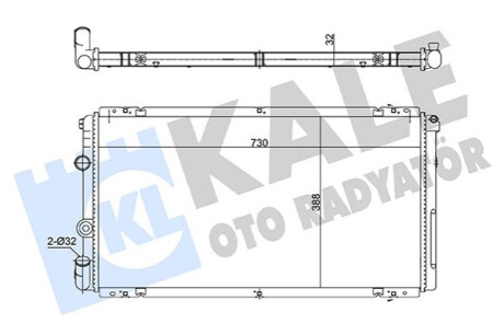 Радіатор охолодження Master II,Movano,1.9dCi/2.8dCi/DTi 00- Kale-oto-radyato 362735